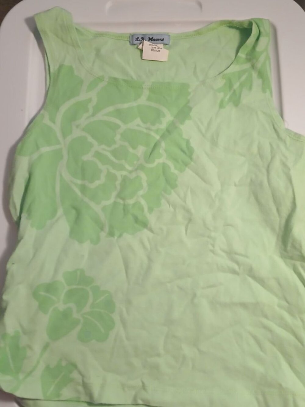 L.A. Movers Green Tank Top